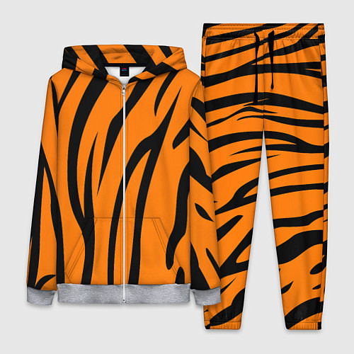 Женский костюм Текстура тиграtiger / 3D-Меланж – фото 1