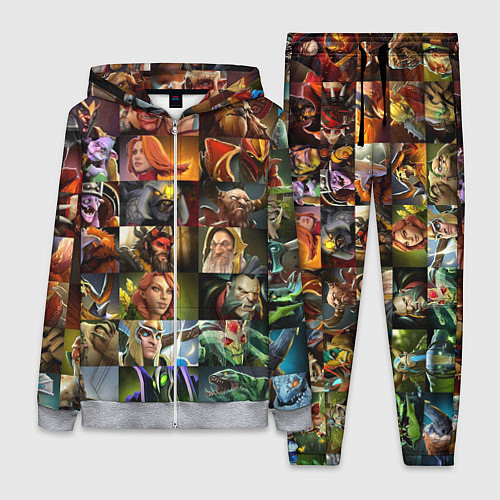 Женский костюм HEROES DOTA 2 ПЕРСОНАЖИ ДОТА 2 / 3D-Меланж – фото 1