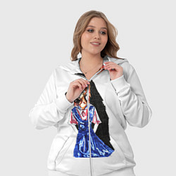 Женский 3D-костюм Евангелион - Ева04, цвет: 3D-белый — фото 2