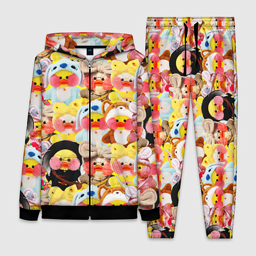 Женский костюм УТЯ УТОЧКА ЛАЛАФАНФАН ПАТТЕРН / 3D-Черный – фото 1