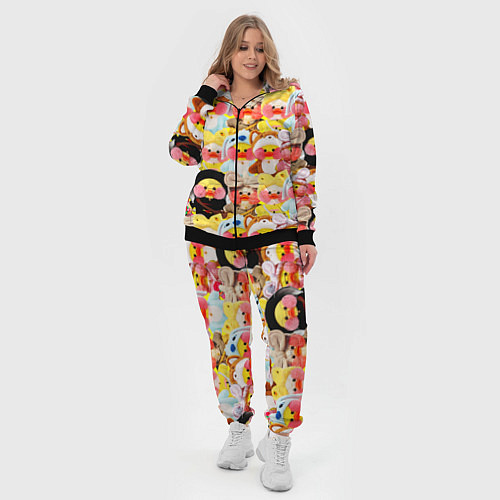 Женский костюм УТЯ УТОЧКА ЛАЛАФАНФАН ПАТТЕРН / 3D-Черный – фото 4