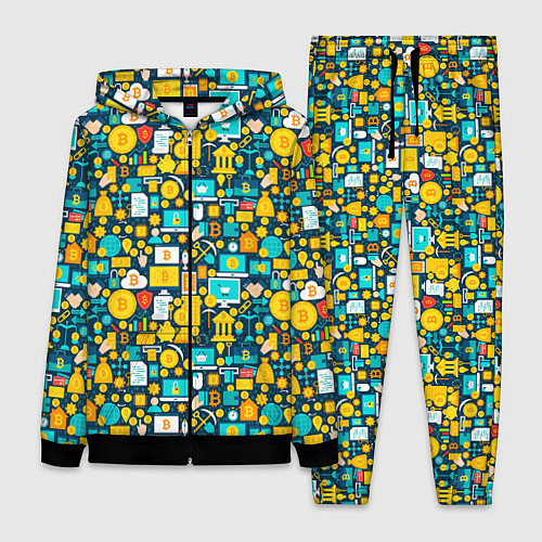 Женский костюм Трейдер Криптовалют / 3D-Черный – фото 1