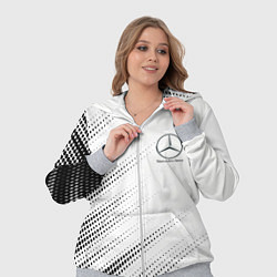 Женский 3D-костюм Mercedes-Benz - White, цвет: 3D-меланж — фото 2