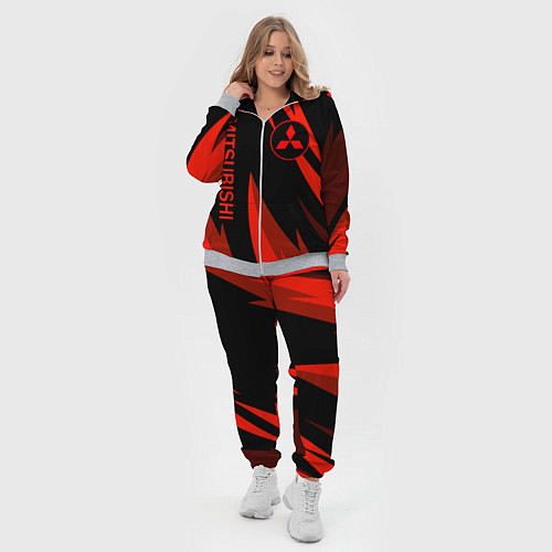 Женский костюм Mitsubishi Авто для души / 3D-Меланж – фото 4