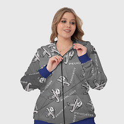 Женский 3D-костюм Peugeot: Pattern, цвет: 3D-синий — фото 2