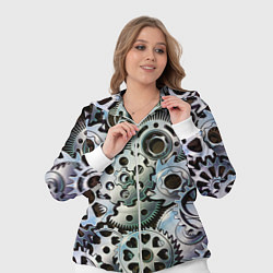 Женский 3D-костюм Стимпанк шестеренки Steampunk, цвет: 3D-белый — фото 2