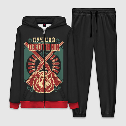 Женский костюм Лучший Охотник - Hunter / 3D-Красный – фото 1