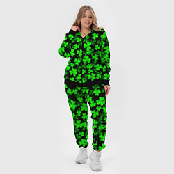 Женский 3D-костюм Сlovers Fresh 3D Клевер, цвет: 3D-черный — фото 2