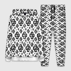 Женский 3D-костюм White Pattern Dope Camo Dope Street Market, цвет: 3D-белый