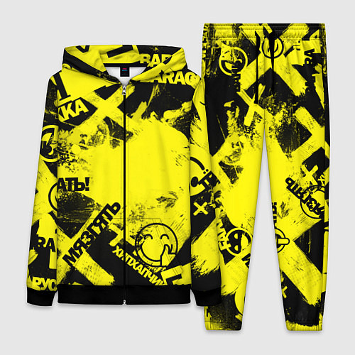 Женский костюм Черно-желтый беспредел / 3D-Черный – фото 1