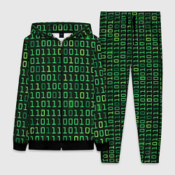 Женский 3D-костюм Двоичный Код Binary Code, цвет: 3D-черный