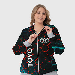 Женский 3D-костюм Toyota соты, цвет: 3D-меланж — фото 2