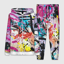 Женский 3D-костюм Граффити Vanguard pattern, цвет: 3D-белый