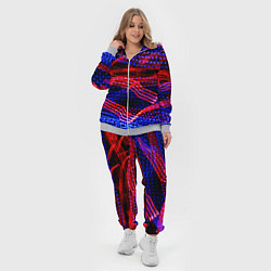 Женский 3D-костюм Neon vanguard pattern 2022, цвет: 3D-меланж — фото 2