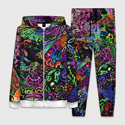 Женский костюм Абстрактный узор Vanguard Fashion Неон