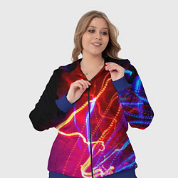 Женский 3D-костюм Neon vanguard pattern Lighting, цвет: 3D-синий — фото 2