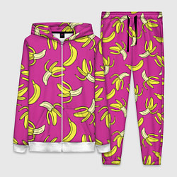 Женский 3D-костюм Banana pattern Summer Color, цвет: 3D-белый