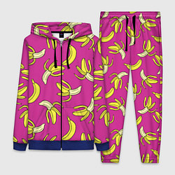 Женский 3D-костюм Banana pattern Summer Color, цвет: 3D-синий