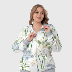Женский 3D-костюм Цветы Утонченные и Яркие, цвет: 3D-меланж — фото 2