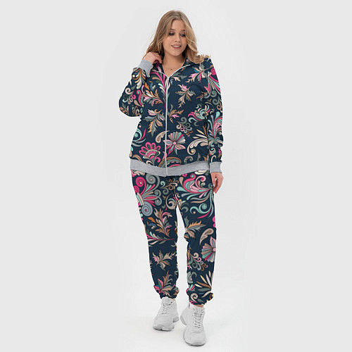 Женский костюм Холодная хохлома / 3D-Меланж – фото 4
