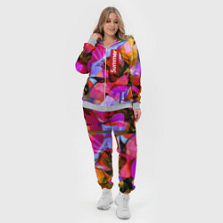Женский 3D-костюм Красочный летний цветочный паттерн Summer color pa, цвет: 3D-меланж — фото 2