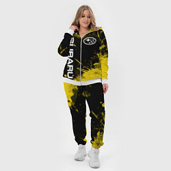 Женский 3D-костюм СУБАРУ - SUBARU Желтые пятна, цвет: 3D-белый — фото 2