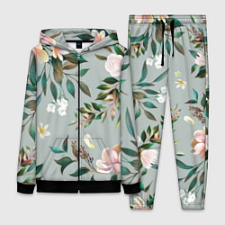 Женский 3D-костюм Цветы Цветочный Букет, цвет: 3D-черный