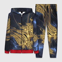 Женский костюм Фрактальная футуристическая композиция Абстракция