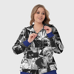 Женский 3D-костюм Хэллсинг паттерн Hellsing, цвет: 3D-синий — фото 2