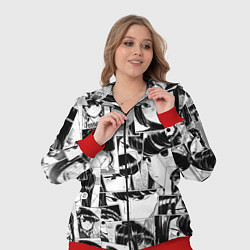 Женский 3D-костюм Komi san pattern, цвет: 3D-красный — фото 2