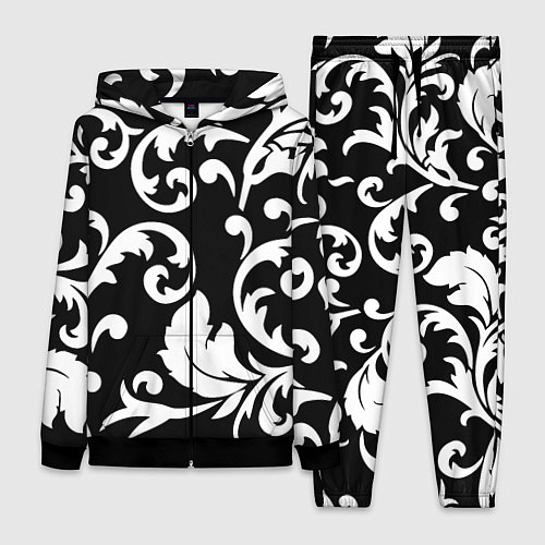 Женский костюм Minimalist floral pattern / 3D-Черный – фото 1