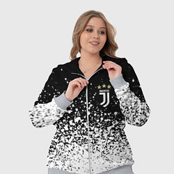 Женский 3D-костюм Juventus fc брызги краски, цвет: 3D-меланж — фото 2