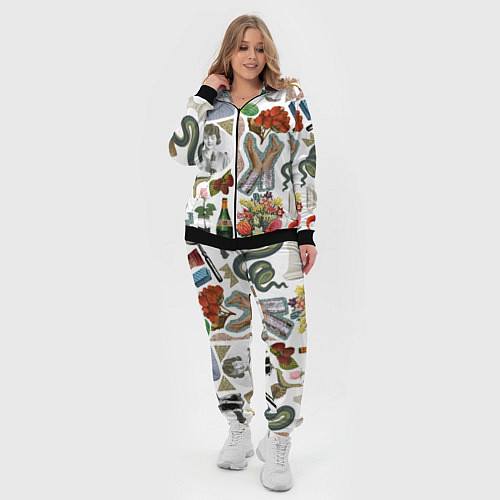 Женский костюм Underground vanguard pattern fashion 2088 / 3D-Черный – фото 4