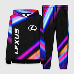 Женский 3D-костюм Lexus Speed Lights, цвет: 3D-черный