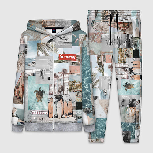 Женский костюм Aloha surfing / 3D-Меланж – фото 1