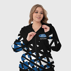 Женский 3D-костюм Ford треугольники, цвет: 3D-черный — фото 2