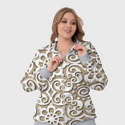 Женский 3D-костюм Цветочный кружевной орнамент, цвет: 3D-меланж — фото 2