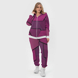 Женский 3D-костюм Геометрические фигуры в движении, цвет: 3D-белый — фото 2