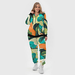 Женский 3D-костюм Multicoloured camouflage, цвет: 3D-черный — фото 2