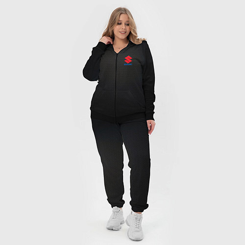 Женский костюм Suzuki - карбон / 3D-Черный – фото 4
