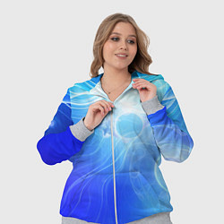 Женский 3D-костюм Голубой пульсар, цвет: 3D-меланж — фото 2