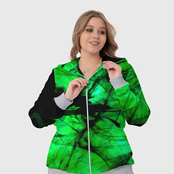Женский 3D-костюм Зеленый фантом, цвет: 3D-меланж — фото 2
