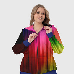 Женский 3D-костюм Цветной спектр, цвет: 3D-синий — фото 2