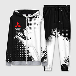 Женский костюм Mitsubishi - черно-белая абстракция