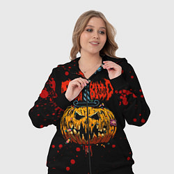 Женский 3D-костюм Кровавая тыква Хэллоуин, цвет: 3D-черный — фото 2