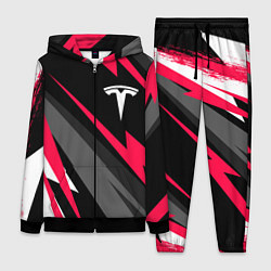 Женский 3D-костюм Tesla fast lines, цвет: 3D-черный