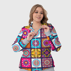 Женский 3D-костюм Пэчворк - мандалы, цвет: 3D-меланж — фото 2