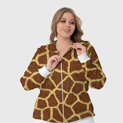 Женский 3D-костюм Текстура жирафа, цвет: 3D-белый — фото 2