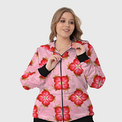 Женский 3D-костюм Красный фрукт, цвет: 3D-черный — фото 2