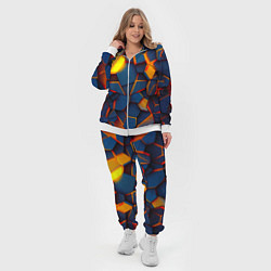 Женский 3D-костюм Плитки со свечением, цвет: 3D-белый — фото 2